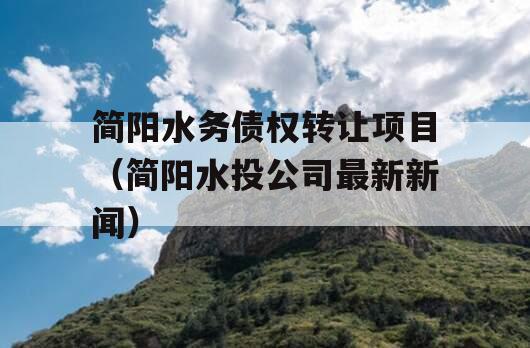 简阳水务债权转让项目（简阳水投公司最新新闻）