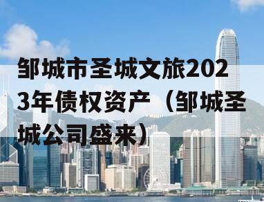 邹城市圣城文旅2023年债权资产（邹城圣城公司盛来）