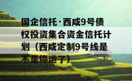 国企信托·西咸9号债权投资集合资金信托计划（西咸定制9号线是不是停运了）