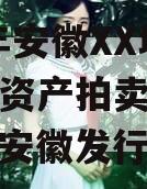 2023年安徽XX城建债权资产拍卖政信债定融（安徽发行债券）