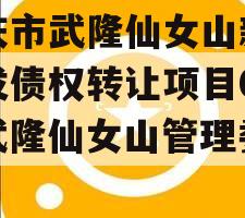 重庆市武隆仙女山新区开发债权转让项目02（武隆仙女山管理委员会）