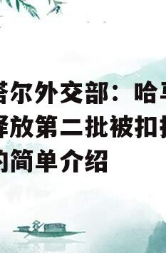 卡塔尔外交部：哈马斯已释放第二批被扣押人员的简单介绍