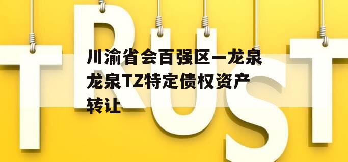 川渝省会百强区—龙泉龙泉TZ特定债权资产转让