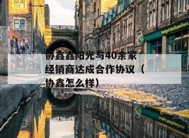 协鑫鑫阳光与40余家经销商达成合作协议（协鑫怎么样）