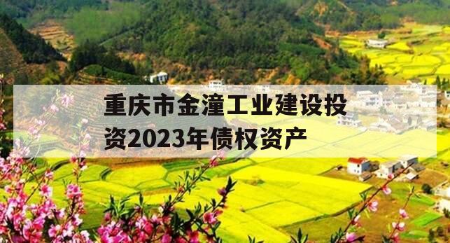 重庆市金潼工业建设投资2023年债权资产