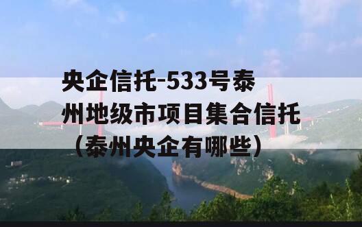 央企信托-533号泰州地级市项目集合信托（泰州央企有哪些）