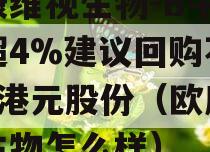 欧康维视生物-B午盘涨超4%建议回购不超1亿港元股份（欧康维视生物怎么样）