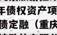 重庆九黎旅游控政信2023年债权资产项目政信债定融（重庆九黎旅游控政信有限公司）