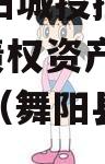 河南舞阳城投控政信2023年债权资产政信债定融（舞阳县城市投资集团）