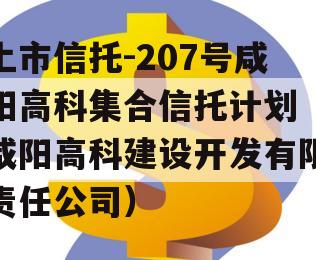 上市信托-207号咸阳高科集合信托计划（咸阳高科建设开发有限责任公司）