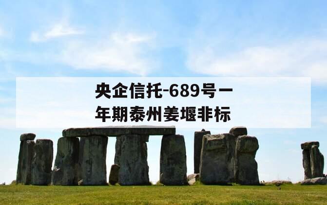 央企信托-689号一年期泰州姜堰非标