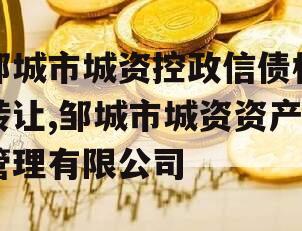 邹城市城资控政信债权转让,邹城市城资资产管理有限公司