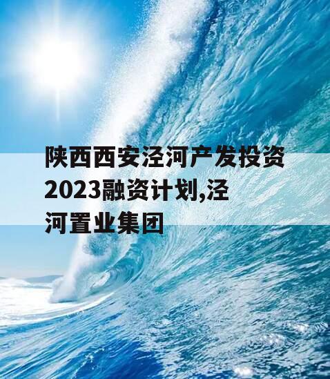 陕西西安泾河产发投资2023融资计划,泾河置业集团