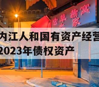 内江人和国有资产经营2023年债权资产