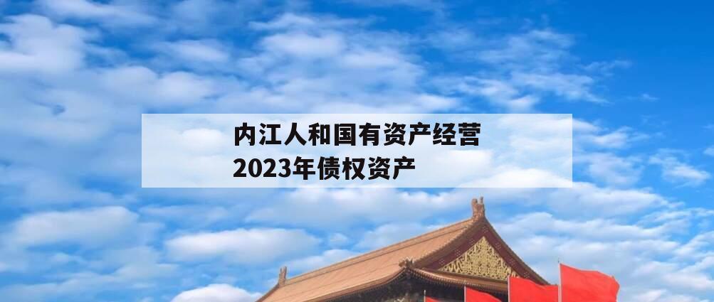 内江人和国有资产经营2023年债权资产
