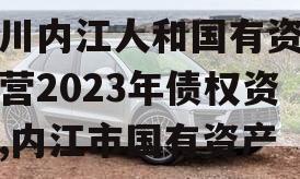 四川内江人和国有资产经营2023年债权资产,内江市国有资产