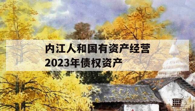 内江人和国有资产经营2023年债权资产