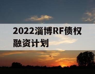 2022淄博RF债权融资计划