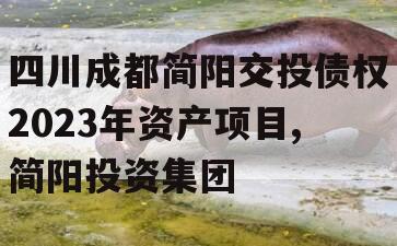 四川成都简阳交投债权2023年资产项目,简阳投资集团