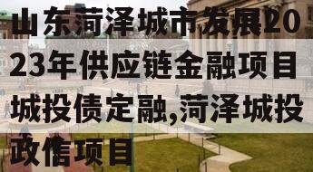 山东菏泽城市发展2023年供应链金融项目城投债定融,菏泽城投政信项目