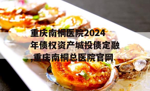 重庆南桐医院2024年债权资产城投债定融,重庆南桐总医院官网