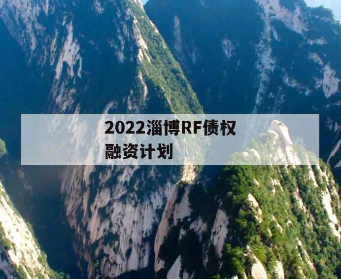 2022淄博RF债权融资计划