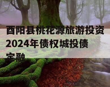 酉阳县桃花源旅游投资2024年债权城投债定融