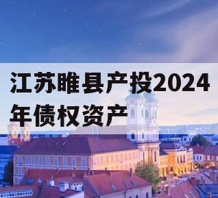 江苏睢县产投2024年债权资产