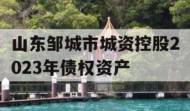 山东邹城市城资控股2023年债权资产