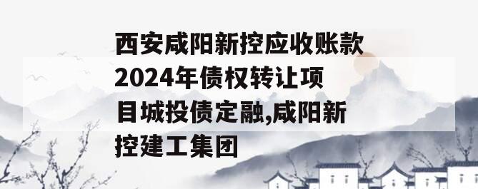 西安咸阳新控应收账款2024年债权转让项目城投债定融,咸阳新控建工集团