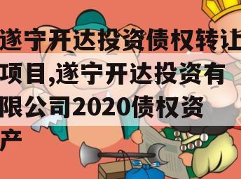 遂宁开达投资债权转让项目,遂宁开达投资有限公司2020债权资产