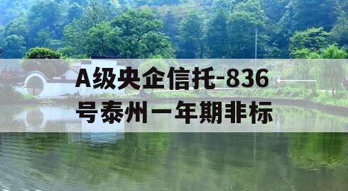 A级央企信托-836号泰州一年期非标