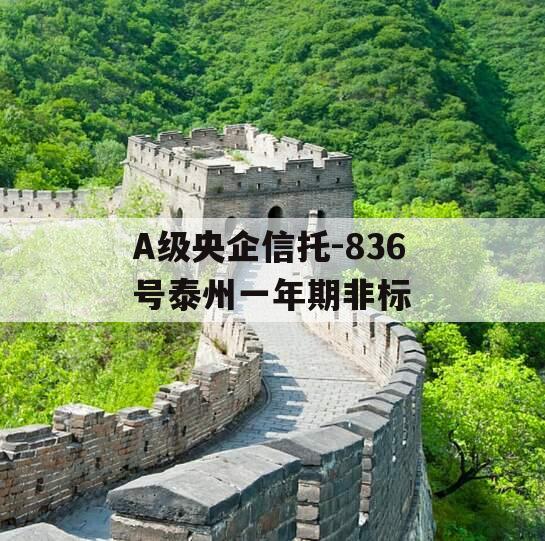 A级央企信托-836号泰州一年期非标