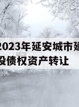 2023年延安城市建投债权资产转让