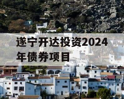 遂宁开达投资2024年债券项目