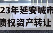 2023年延安城市建投债权资产转让