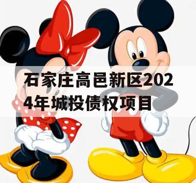 石家庄高邑新区2024年城投债权项目