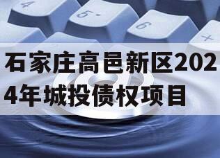 石家庄高邑新区2024年城投债权项目