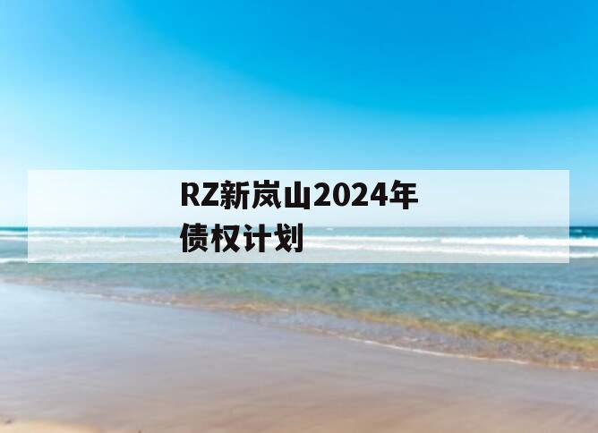 RZ新岚山2024年债权计划