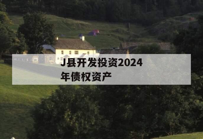 J县开发投资2024年债权资产