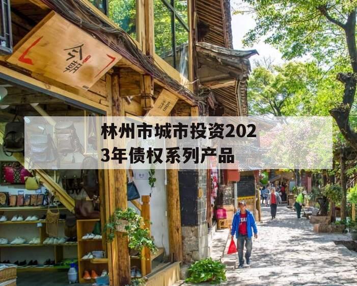 林州市城市投资2023年债权系列产品