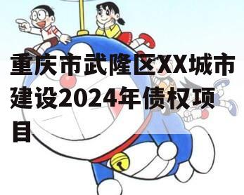 重庆市武隆区XX城市建设2024年债权项目