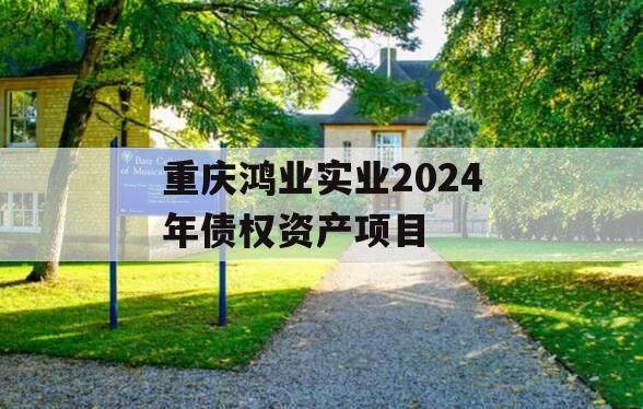 重庆鸿业实业2024年债权资产项目