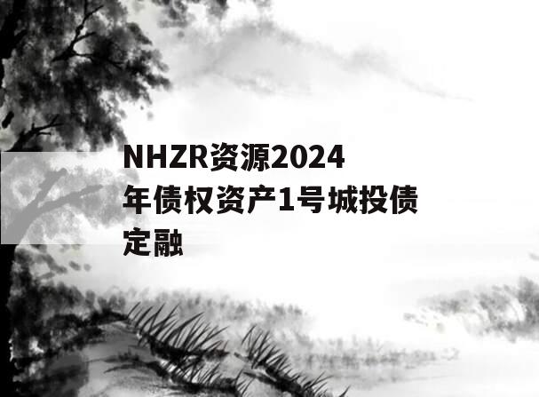 NHZR资源2024年债权资产1号城投债定融