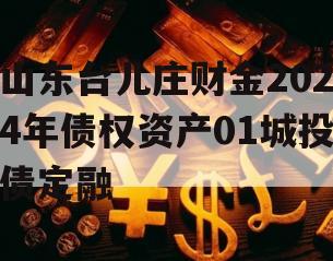 山东台儿庄财金2024年债权资产01城投债定融