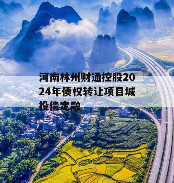 河南林州财通控股2024年债权转让项目城投债定融