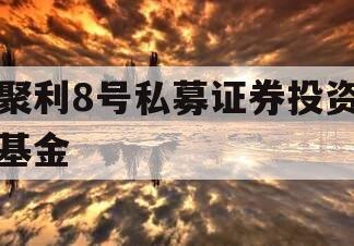 聚利8号私募证券投资基金