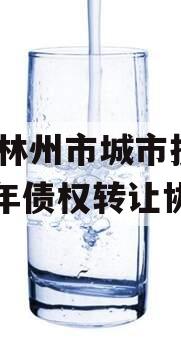 河南林州市城市投资2024年债权转让协议