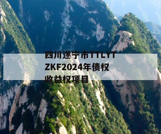 四川遂宁市TTLYTZKF2024年债权收益权项目