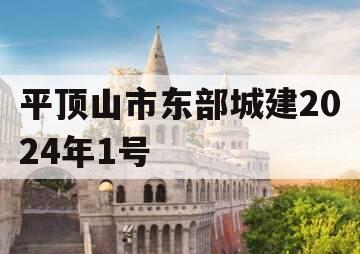 平顶山市东部城建2024年1号